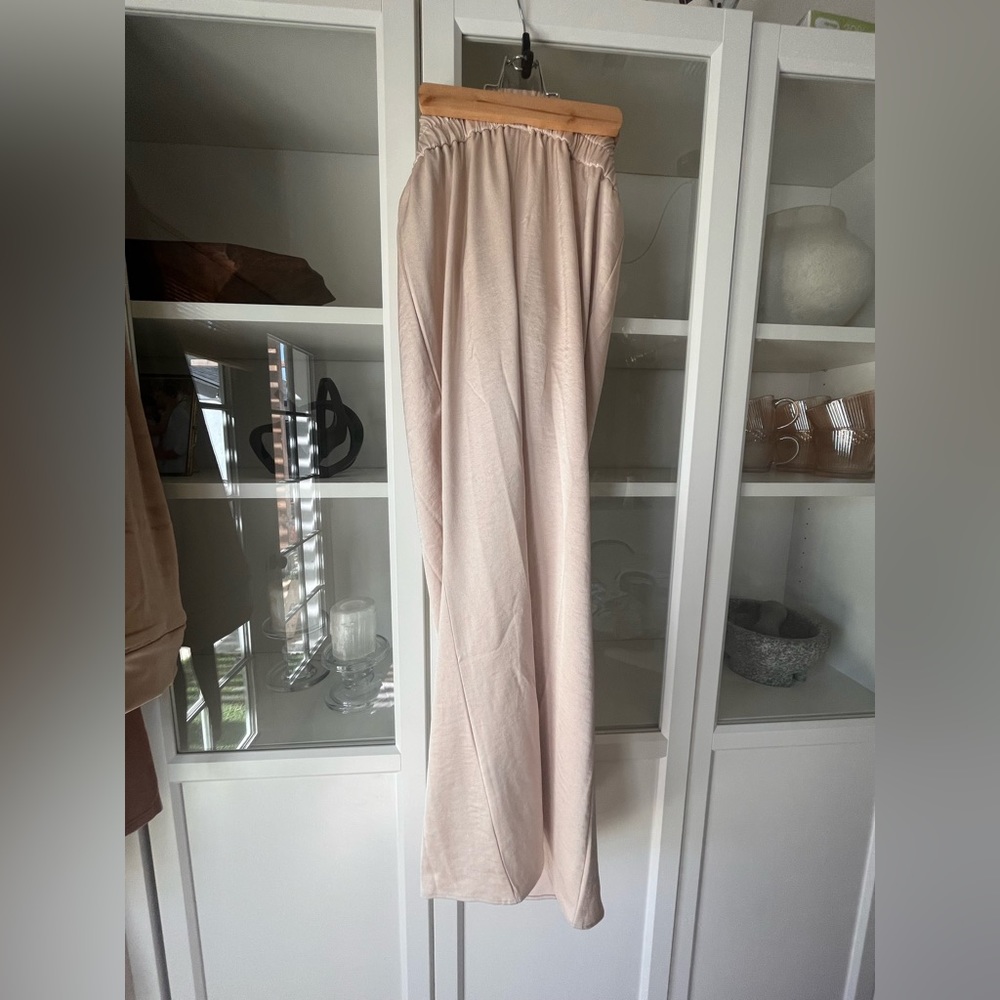 Open Edit High Waisted Mid-Length Skirts